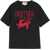 Valentino Garavani Printed Cotton T-Shirt NERO/ROSSO