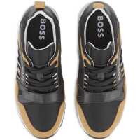 Sneakers pentru Baieti - Sneakers Hugo Boss Sneaker BLACK Baieti (BM 19654424) - B-mall.ro