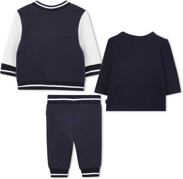 Cardigane Hugo Boss Pants Set With Cardigan And Sweater BLUE Baieti (BM 19654496) 2