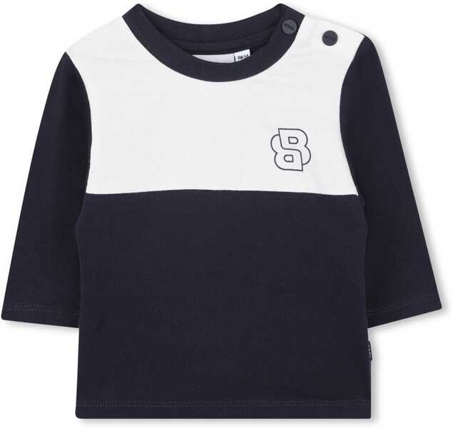 Cardigane Hugo Boss Pants Set With Cardigan And Sweater BLUE Baieti (BM 19654496) 4