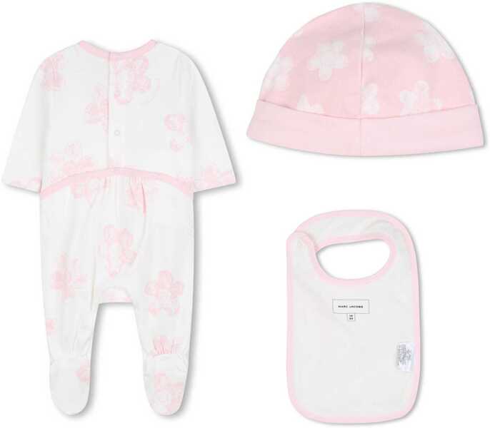 Costume Marc Jacobs Pajama Set With Gag And Hat PINK Baieti (BM 19654505) 2