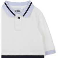 Costume pentru Baieti - Costume Hugo Boss Formal Romper WHITE Baieti (BM 19654550) - B-mall.ro