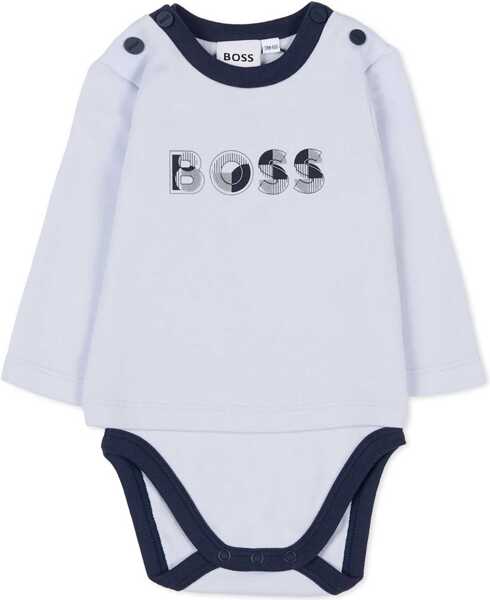 Costume Hugo Boss Bodysuit Set With Gag And Hat BLUE Baieti (BM 19654556) 2