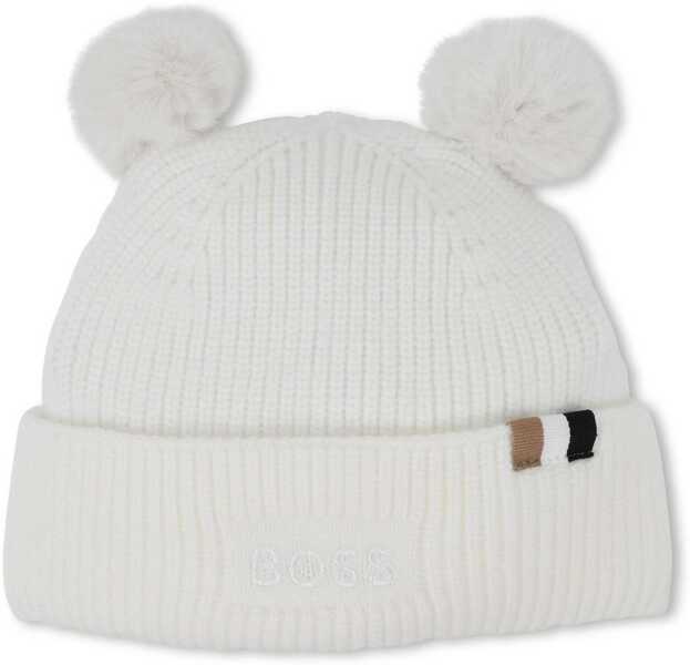 Costume Hugo Boss Hat Set With Slippers WHITE Baieti (BM 19654634) 3