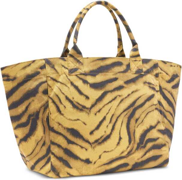 Genti de umar Ganni Cotton Tote Bag BROWN Femei (BM 19654715) 3