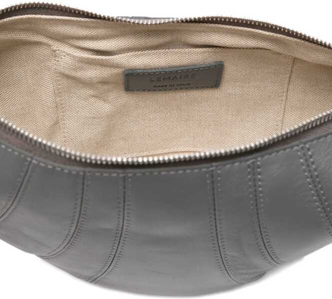 Genti tip postas LEMAIRE Small Croissant Bag GREY Femei (BM 19654742) 5