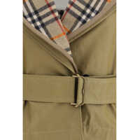 Jachete Dama - Jachete Burberry Cropped cotton Jacket with check quilting LICHEN BEIGE Femei (BM 19654805) - B-mall.ro
