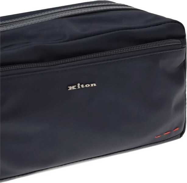 Accesorii de voiaj KITON Nylon Beauty Case BLU Barbati (BM 19654811) 4