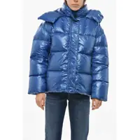 Geci de iarna Aspesi Nylon Gummo Down Jacket With Hood