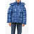Aspesi Nylon Gummo Down Jacket With Hood Blue