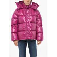 Geci de iarna Nylon Gummo Down Jacket With Hood Femei