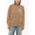 ETRO Cable Knit Cashmere Crew Neck Sweater Brown