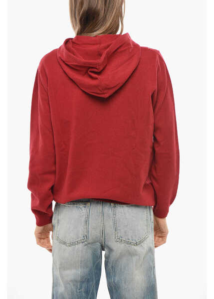 Pulovere HODAKOVA Check Patterned Cotton Full-Zip Sweater Red Femei (BM 19654892) 3