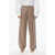 NICCOLÒ PASQUALETTI Virgin Wool Straight Fit Pants With Hidden Closure Beige