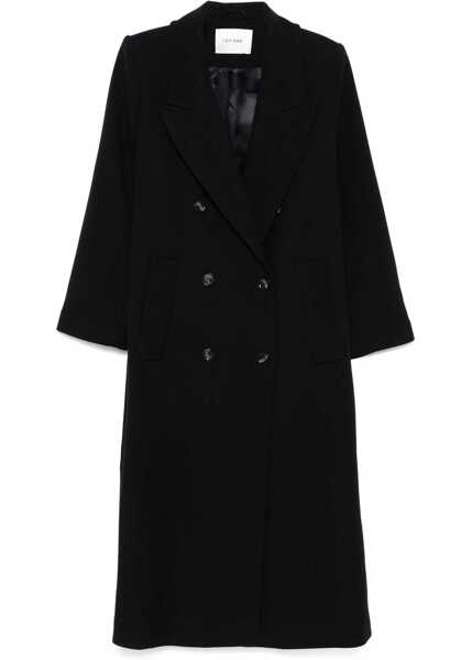 Paltoane IVY OAK Double-Breasted Clemence Wool Blend Coat Blue Femei (BM 19654919) 1