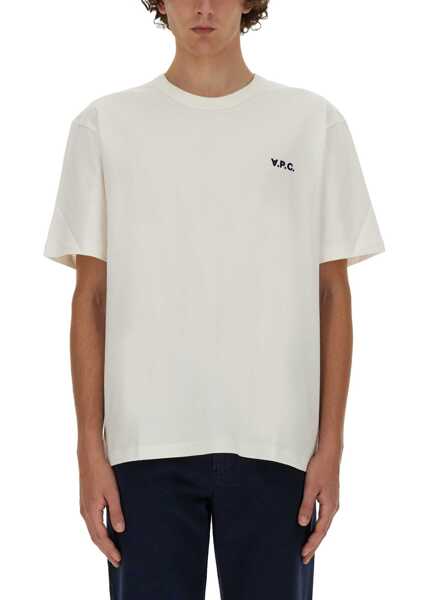 Tricouri A.P.C. T-Shirt Boxy BLUE Barbati (BM 19654937) 1