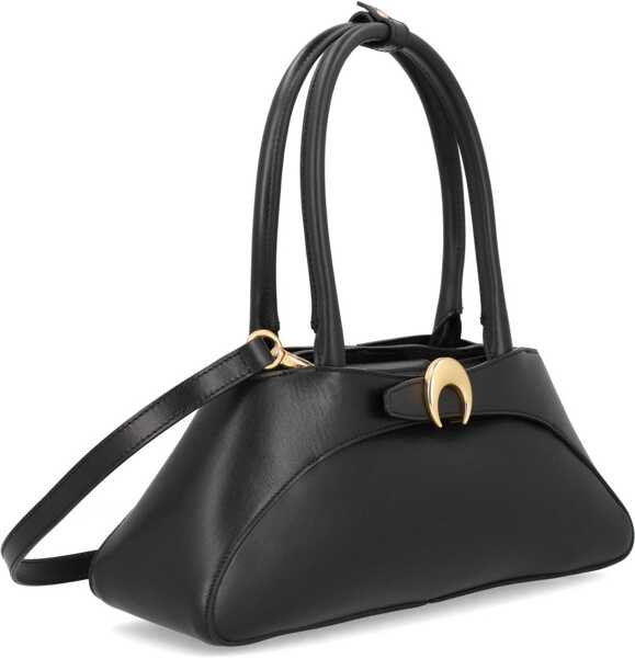 Genti de mana MARINE SERRE Aurora Baguette Bag BLACK Femei (BM 19654946) 3