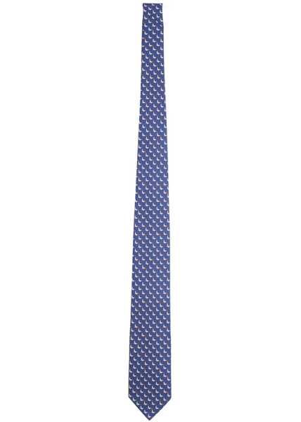 Cravate Ferragamo Silk Tie BLUE Barbati (BM 19654961) 1