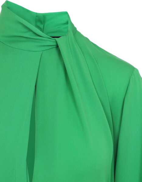 Rochii lungi Tom Ford Silk midi Dress GREEN CLOVER Femei (BM 19654991) 4