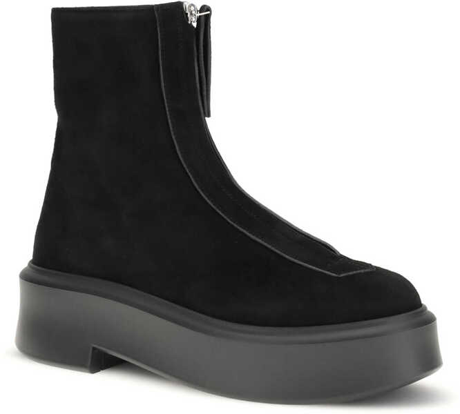 Bocanci casual THE ROW Leather Boots BLACK Femei (BM 19655006) 2