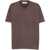 OUR LEGACY Boxy T-shirt in Legacy Jersey WORN BROWN