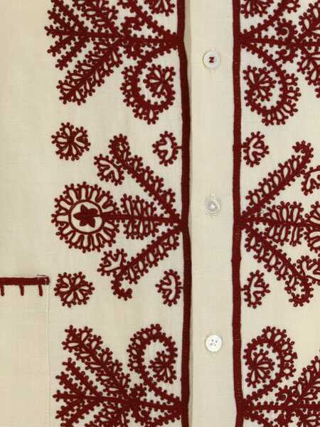 Camasi casual BAZISZT Fougre Shirt OFFWHITE Barbati (BM 19655039) 3