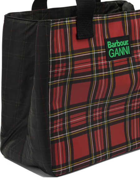 Genti de mana Barbour Barbour x GANNI Hand Bag Red Femei (BM 19655046) 4