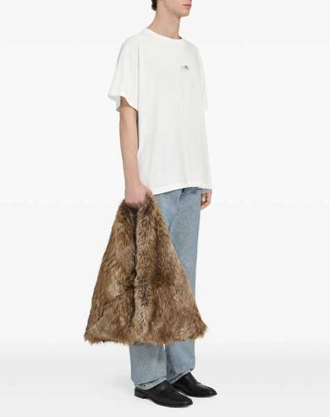 Tricouri MM6 Maison Margiela T-shirt with front printed logo OFF WHITE Barbati (BM 19661846) 3