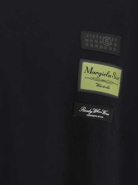 Tricouri MM6 Maison Margiela Long-sleeve T-shirt BLACK Barbati (BM 19661849) 3