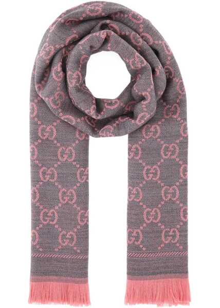 Esarfe Gucci GG Scarf GRAPHITE/PINK Femei (BM 19661873) 1