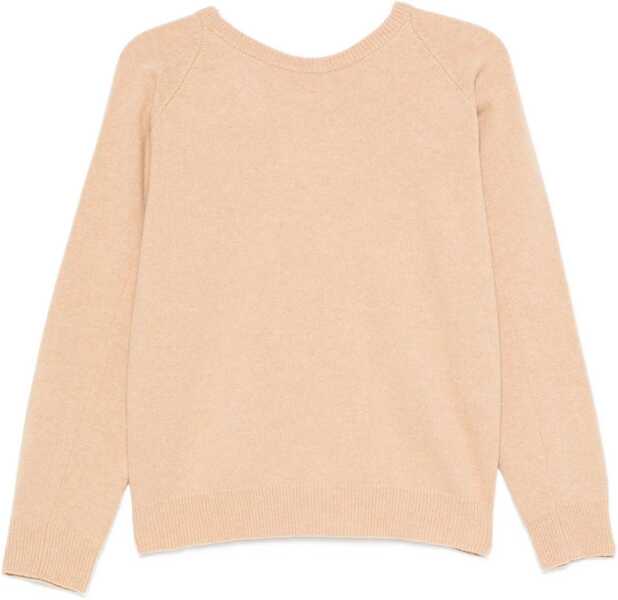 Pulovere casual Maison Margiela Wool Jersey. BEIGE Femei (BM 19661951) 1