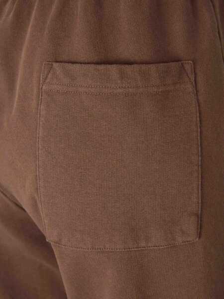 Pantaloni casual SPORTY & RICH Pants With Logo BROWN Femei (BM 19661999) 5