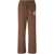 SPORTY & RICH Pants With Logo BROWN