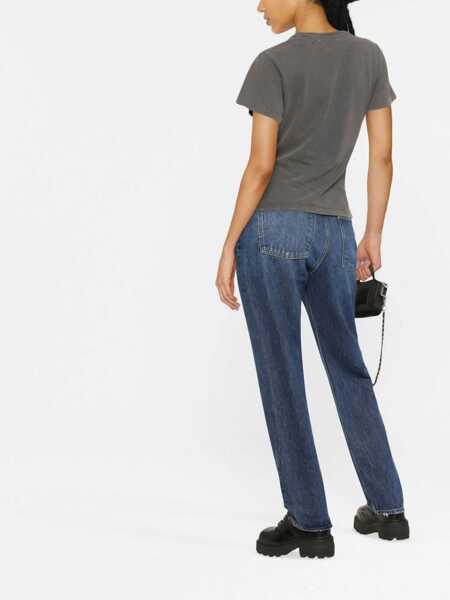 Tricouri Golden Goose T-Shirt With Logo CHARCOAL Femei (BM 19662023) 4