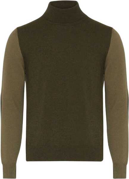 Pulovere casual Maison Margiela Two-Tone Jersey MILITARY GREEN Femei (BM 19662041) 1
