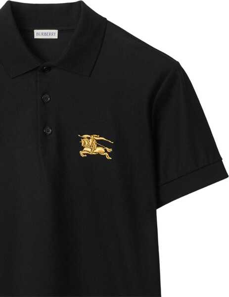Tricouri Polo Burberry Polo With Logo BLACK Barbati (BM 19662068) 4