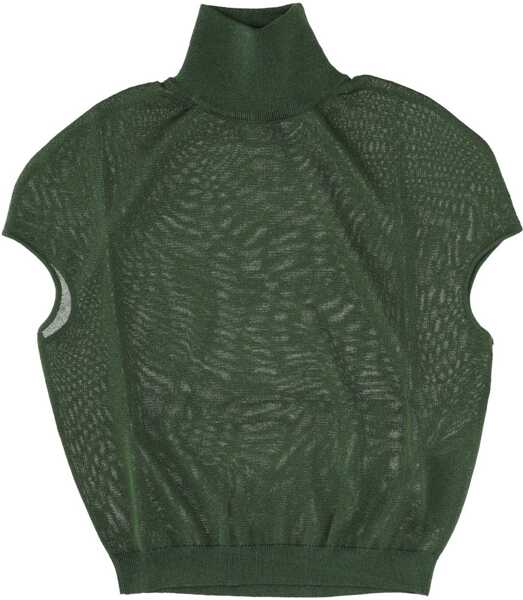 Pulovere casual Circus Hotel Turtleneck Shirt GREEN Femei (BM 19662107) 1