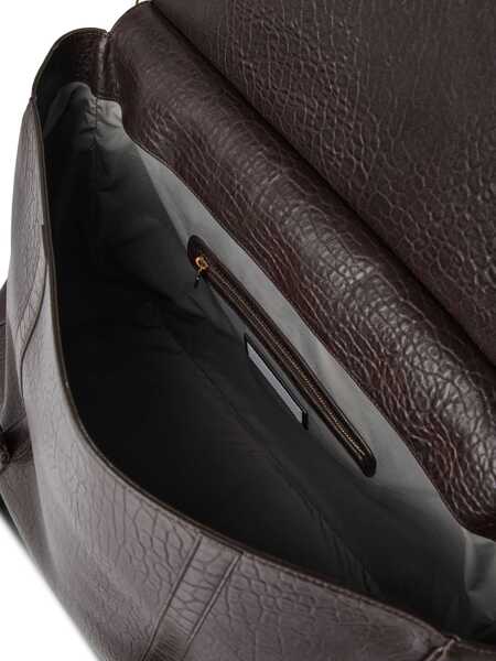 Genti de laptop & serviete Brunello Cucinelli Leather Briefcase Bag TESTA MORO Barbati (BM 19662326) 4