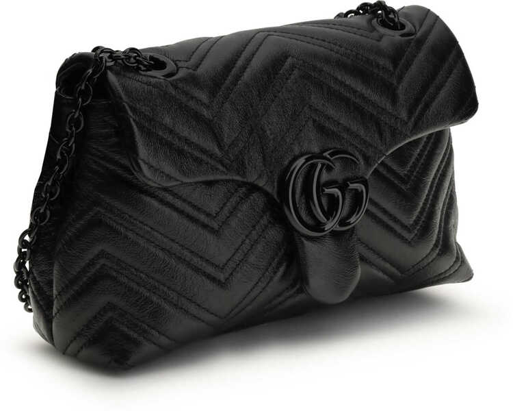 Genti de mana Gucci Small GG Marmont shoulder Bag BLACK/BLACK/BLACK Femei (BM 19662347) 2