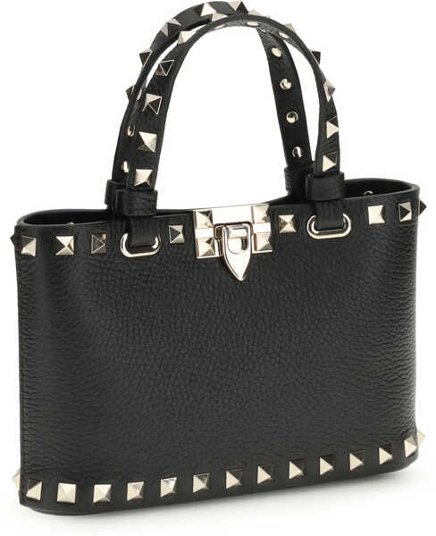 Accesorii de voiaj Valentino Garavani Mini Rockstud shopping Bag NERO Femei (BM 19662380) 2