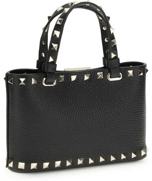 Accesorii de voiaj Valentino Garavani Mini Rockstud shopping Bag NERO Femei (BM 19662380) 3