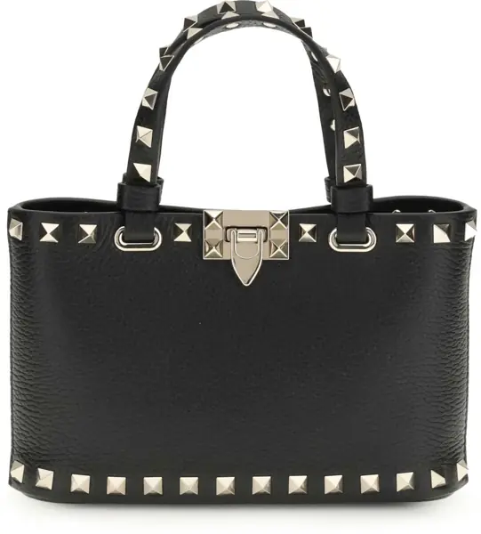 Accesorii de voiaj Valentino Garavani Mini Rockstud shopping Bag NERO Femei (BM 19662380) 1