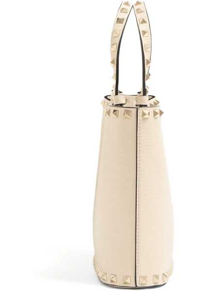 Genti de umar Valentino Garavani Rockstud Small Tote Bag LIGHT IVORY Femei (BM 19662389) 4