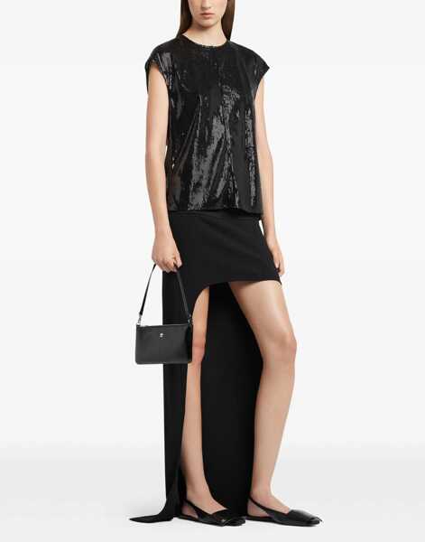 Genti de mana COURRGES Zipped naplack Pouch BLACK Femei (BM 19662395) 5