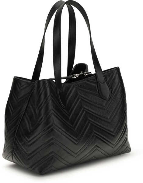 Genti de mana Gucci GG Marmont shopping Bag BLACK/BLACK/BLACK Femei (BM 19662443) 3
