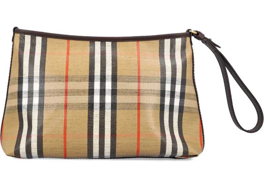 Genti de mana Burberry Highlands Pouch SAND Barbati (BM 19662449) 2