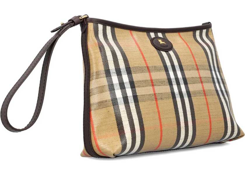 Genti de mana Burberry Highlands Pouch SAND Barbati (BM 19662449) 3