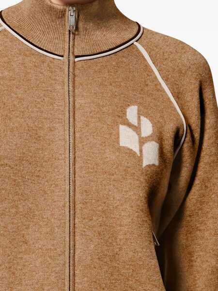 Cardigane ISABEL MARANT ETOILE Cardigan Lanya BEIGE Femei (BM 19662521) 5