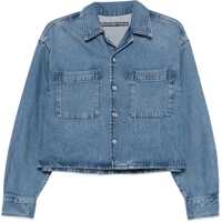 Camasi de blugi Alexander Wang Cropped denim Shirt