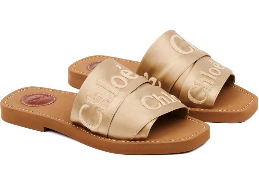 Sandale Chloe Woody Mules LIGHT SAND Femei (BM 19662680) 2